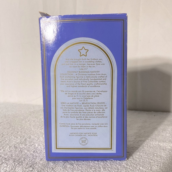 Vintage 1986 Avon Heavenly Blessings Nativity Collection Ceramic Figurines - Picture 10 of 15